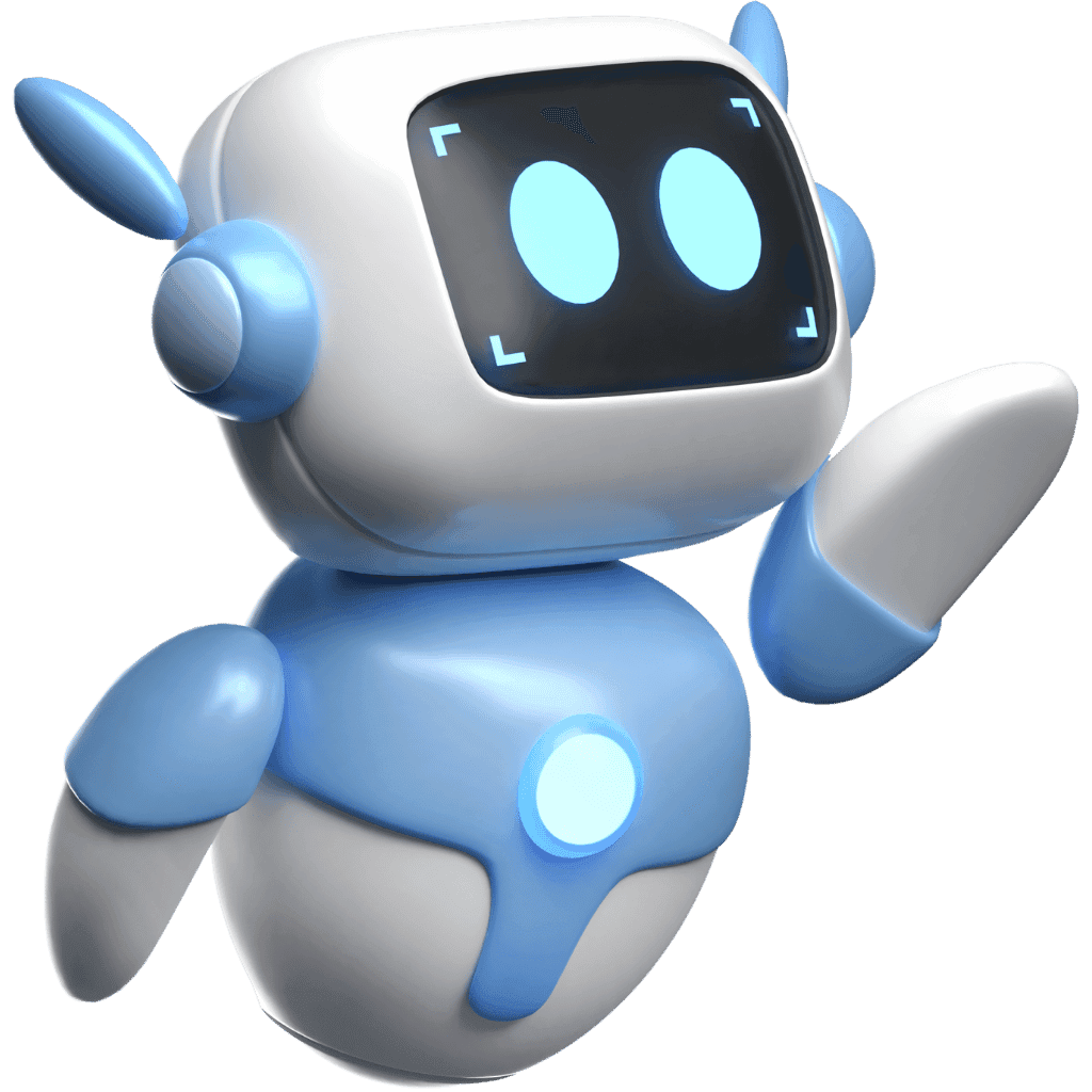 robot say hi